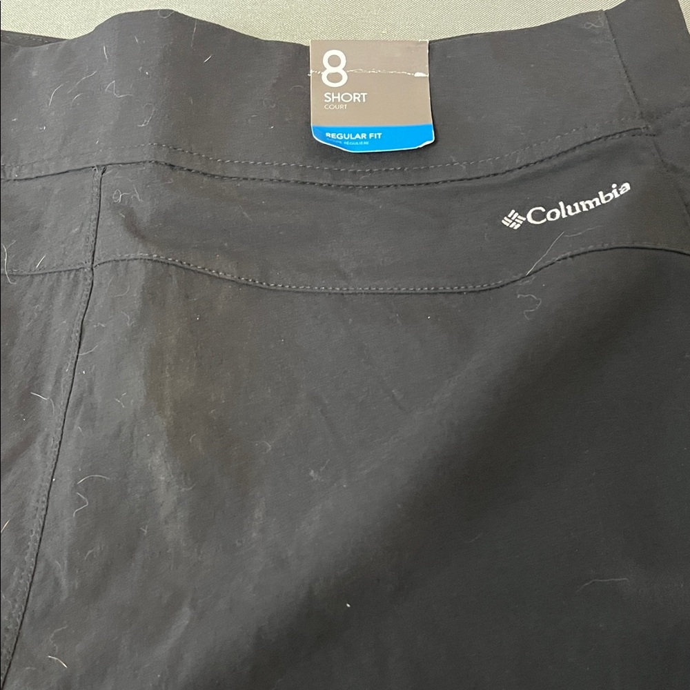 Columbia Black Regular Fit Shorts
